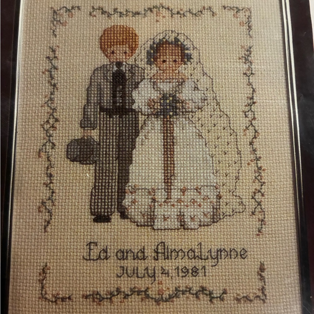 Better Homes And Gardens Wedding Counted Cross-Stitch Art